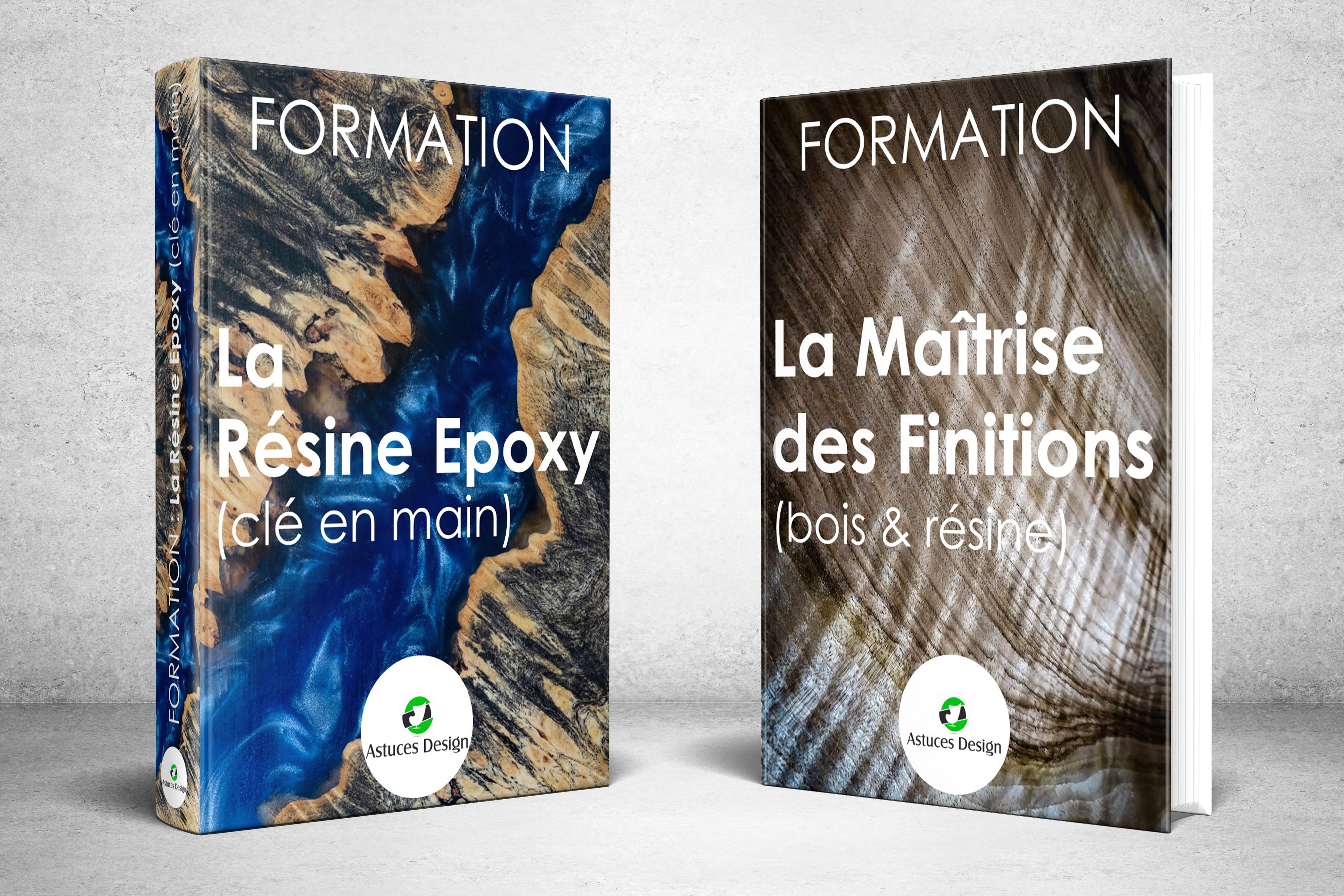 Pack 1 : La Résine Époxy Clé en Main + La Maîtrise des Finitions – Astuces  Design